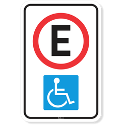 Placa Estacionamento Acessibilidade