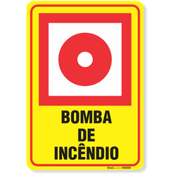 Placa Bomba De Incêndio