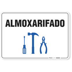 Placa Organização Almoxarifado