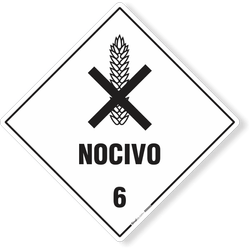Placa Transporte De Risco - Nocivo