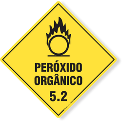 Placa Transporte De Risco - Peróxido Orgânico
