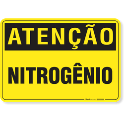 Placa Atenção Nitrogênio