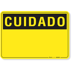 Placa Cuidado Personalizada