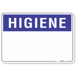 Placa Higiene Personalizada