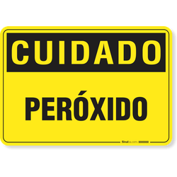 Placa Cuidado  Peróxido