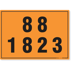 Placa Transporte De Risco - 88 1823
