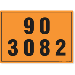Placa Transporte De Risco - 90 3082