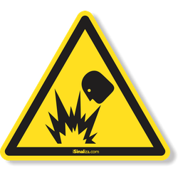 Etiqueta Risco De Explosão (10 und)