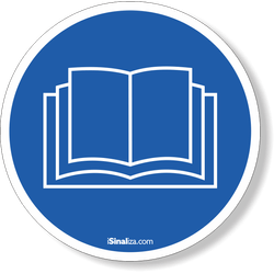 Etiqueta Obrigatório A Leitura Do Manual Do Operador (10 und)