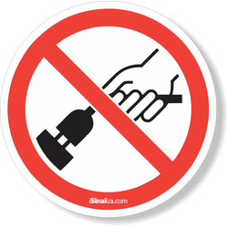 Etiqueta Não Retirar O Plug (10 und)