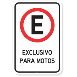 Placa Estacionamento Exclusivo Para Motos