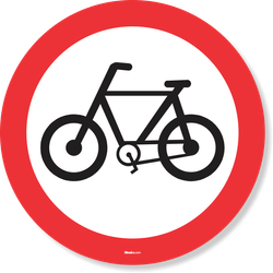 Placa Circulação Exclusiva De Bicicletas R-34 Resolução Contran Nº 180 180/2005