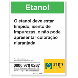 Adesivo Anp Bombas De Etanol