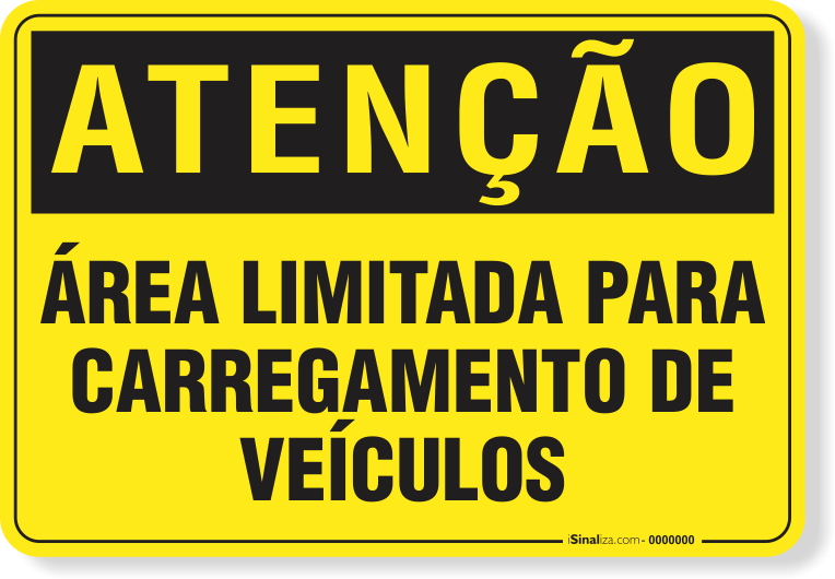 1109-placa-atencao-area-limitada-para-carregamento-de-veiculos-aluminio-acm-26x18cm-fita-dupla-face-3m-1
