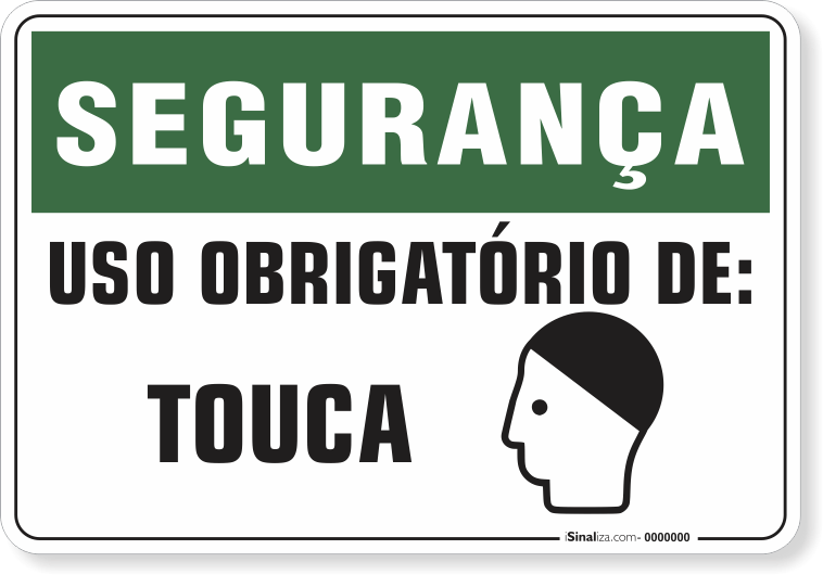 1218-placa-seguranca-uso-obrigatorio-de-touca-pvc-semi-rigido-26x18cm-furos-6mm-parafusos-nao-incluidos-1