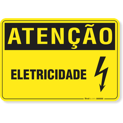 Placa Atenção Eletricidade