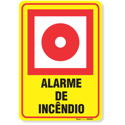 Placa Alarme De Incêndio