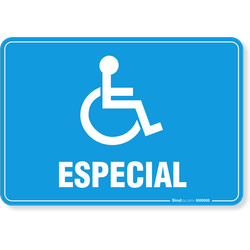 Placa Banheiro - Especial