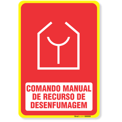 PLACA COMANDO MANUAL DE RECURSO DE DESENFUMAGEM