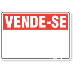 Placa Vende-Se Personalizada