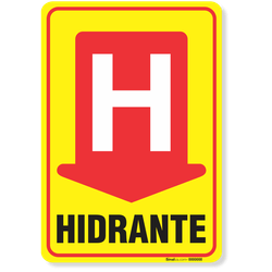 PLACA HIDRANTE