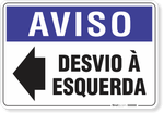1929-placa-aviso-desvio-a-esquerda-pvc-semi-rigido-26x18cm-furos-6mm-parafusos-nao-incluidos-1