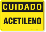1312-placa-cuidado-acetileno-pvc-semi-rigido-26x18cm-furos-6mm-parafusos-nao-incluidos-1