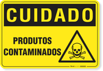 1357-placa-cuidado-produtos-contaminados-pvc-semi-rigido-26x18cm-furos-6mm-parafusos-nao-incluidos-1
