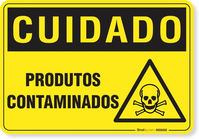 1357-placa-cuidado-produtos-contaminados-pvc-semi-rigido-26x18cm-furos-6mm-parafusos-nao-incluidos-1
