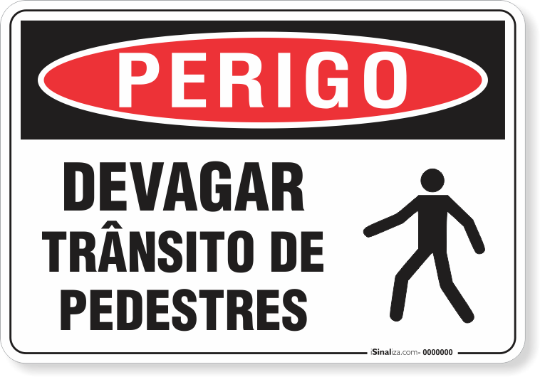 2814-placa-perigo-devagar-transito-de-pedestres-pvc-semi-rigido-26x18cm-furos-6mm-parafusos-nao-incluidos-1