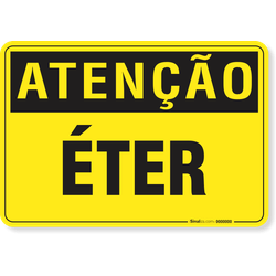 Placa Atenção Éter