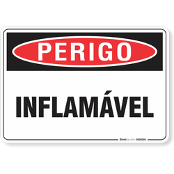 Placa Perigo Inflamável