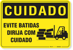 2388-placa-cuidado-evite-batidas-dirija-com-cuidado-pvc-semi-rigido-26x18cm-furos-6mm-parafusos-nao-incluidos-1