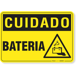 Placa Cuidado  Bateria