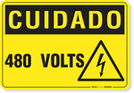 2714-placa-cuidado-480-volts-pvc-semi-rigido-26x18cm-furos-6mm-parafusos-nao-incluidos-1