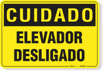 3382-placa-cuidado-elevador-desligado-pvc-semi-rigido-26x18cm-furos-6mm-parafusos-nao-incluidos-1