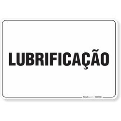 Placa Organização Lubrificação