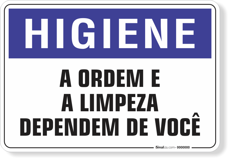 Importância das placas de sinalização de higiene e limpeza