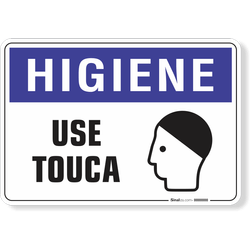 Placa Higiene Use Touca