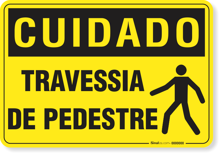 3079-placa-cuidado-travessia-de-pedestre-pvc-semi-rigido-26x18cm-furos-6mm-parafusos-nao-incluidos-1
