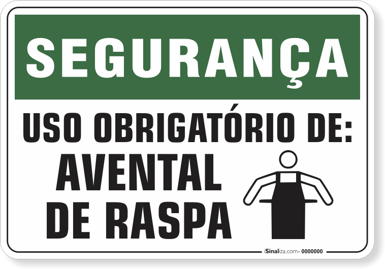 1208-placa-seguranca-uso-obrigatorio-de-avental-de-raspa-pvc-semi-rigido-26x18cm-furos-6mm-parafusos-nao-incluidos-1
