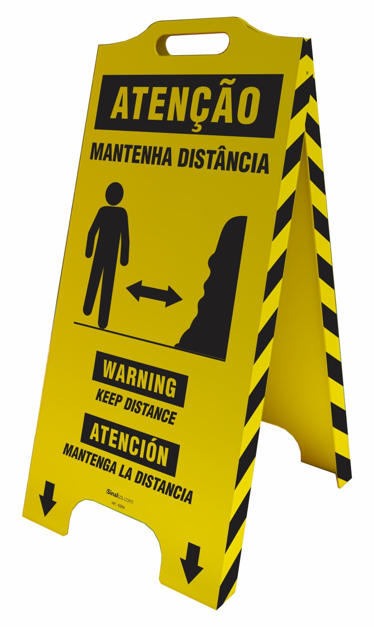 4449-cavalete-de-sinalizacao-trilingue-atencao-mantenha-distancia-58x28cm-1