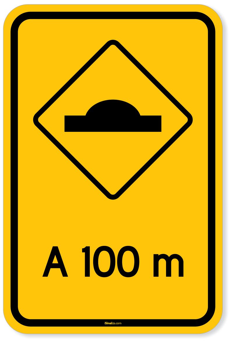 Placa-Advertencia---Lombada-a-100m