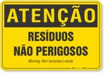 PLACA-ATENCAO-RESIDUOS-NAO-PERIGOSOS