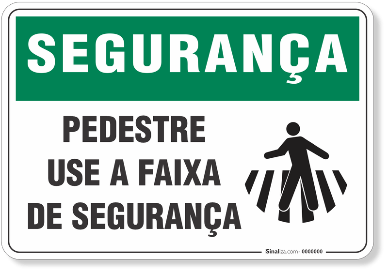 placas de SEGURANÇA