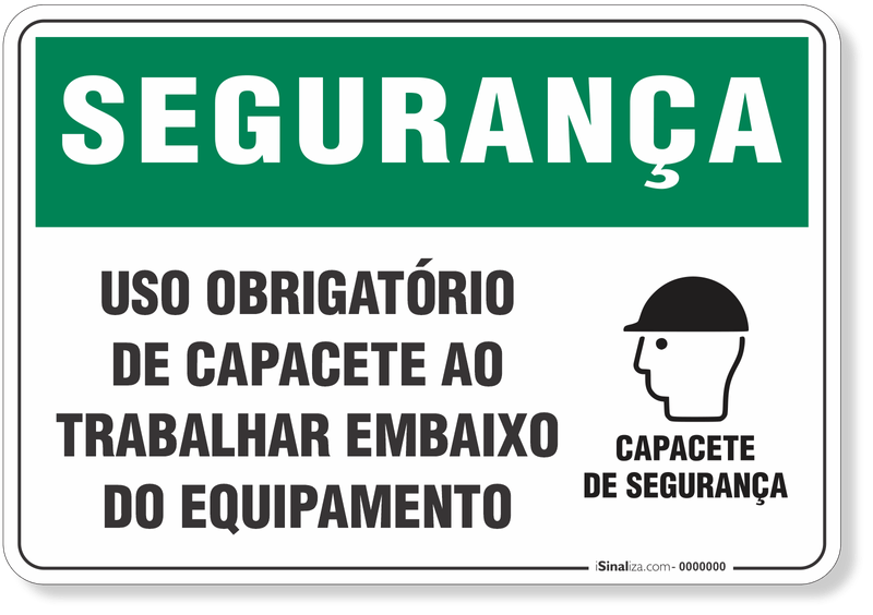 4564-placa-seguranca-uso-obrigatorio-de-capacete-ao-trabalhar-embaixo-do-equipamento-pvc-semi-rigido-26x18cm-furos-6mm-parafusos-nao-incluidos-1