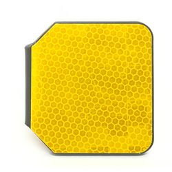 Delineador Sinalizador Refletivo Para Defensa Metálica - Amarelo