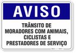 4673-placa-aviso-transito-de-moradores-com-animais-ciclistas-e-prestadores-de-servico-pvc-semi-rigido-26x18cm-furos-6mm-parafusos-nao-incluidos-1