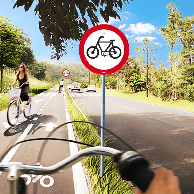 PLACA-VIA-BICICLETA