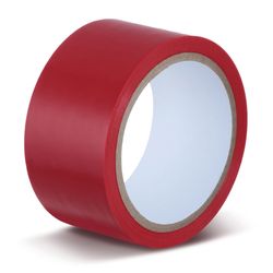 Fita Adesiva Demarcação De Solo Vermelha - Cód. 852i/S 50mm X 30m